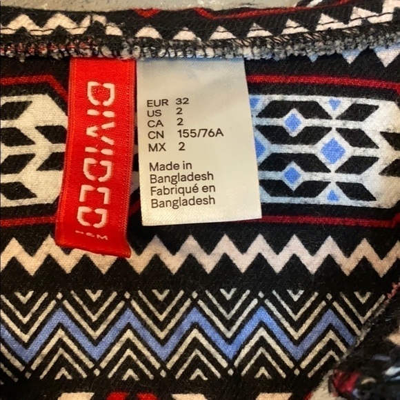 DIVIDED Aztec Zippered Fleece Hoodie - Picture 4 of 6